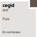 Production de la paie - Cegid RHP