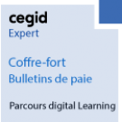 Coffre-fort bulletins de paie - Cegid Expert - Parcours digital learning